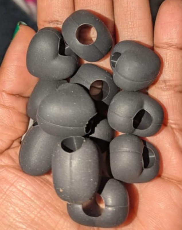 Heart Shaped Black